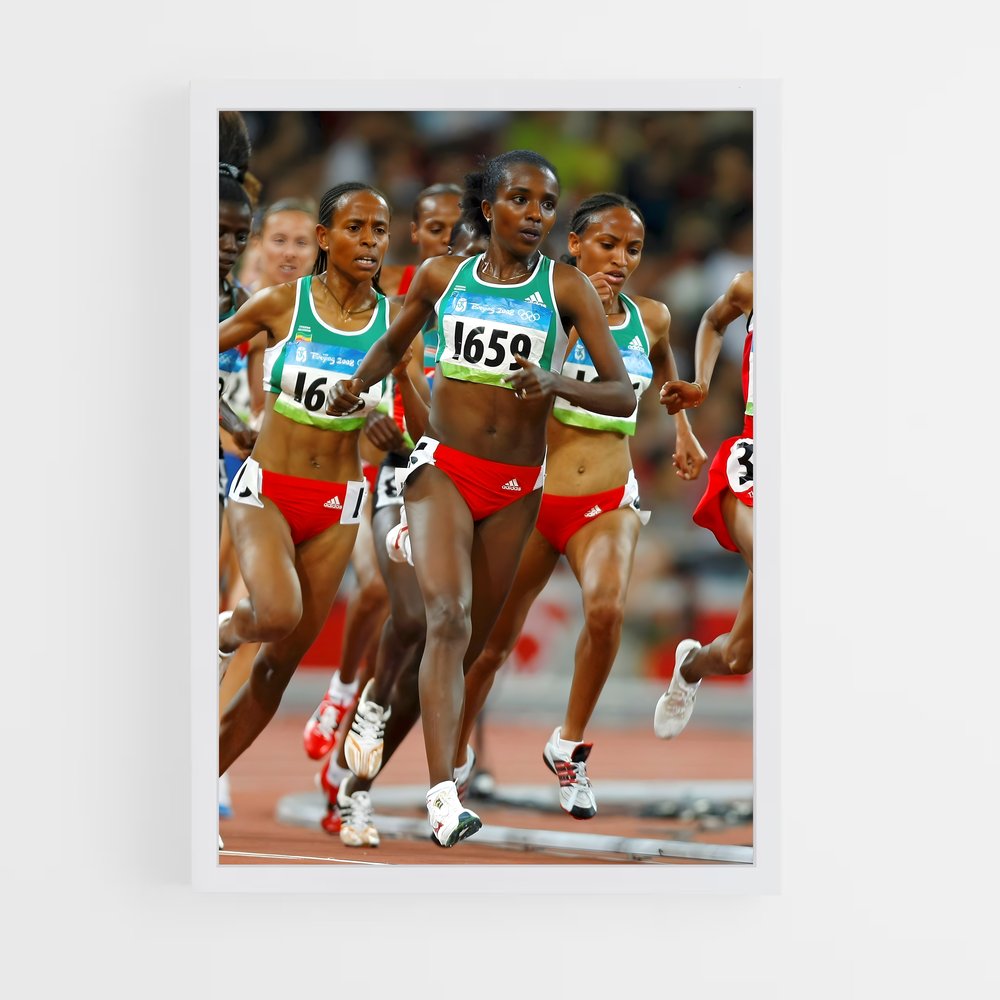 Poster Équipe de Relais – affiche Athlétisme (vue 3)